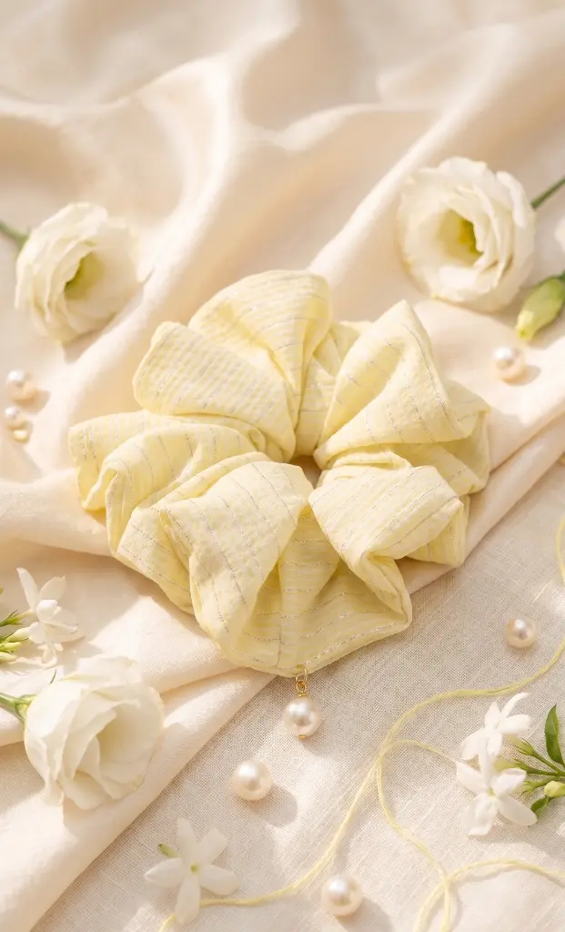 Lemon Veil Scrunchie_hero.webp