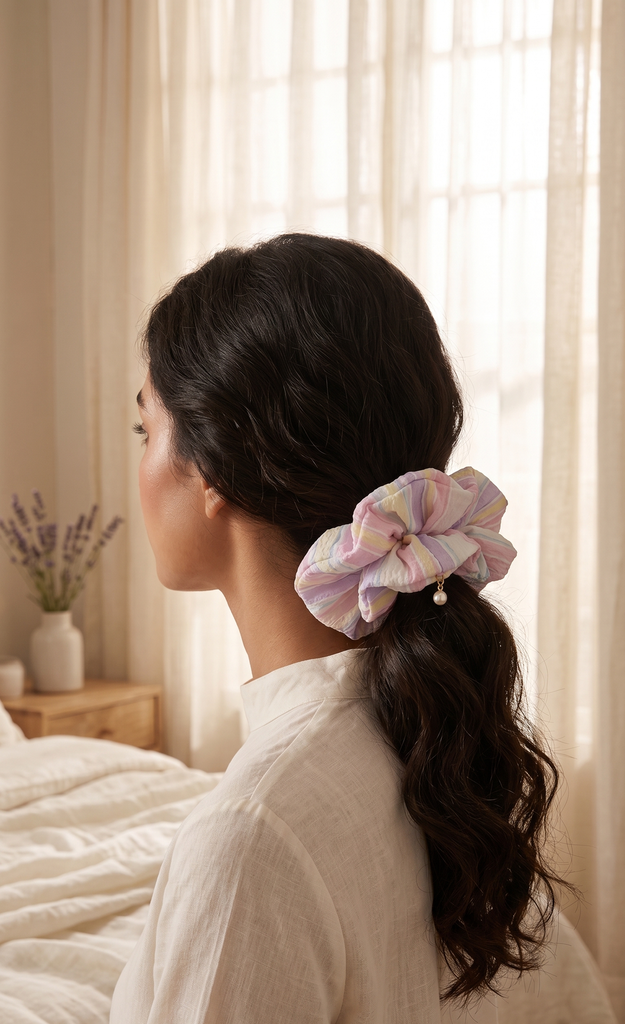 Multi Pastel Scrunchie