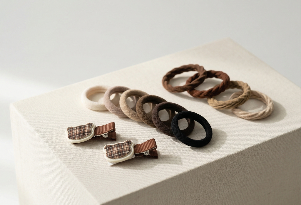 Cocoa Bear Hair Pin Set