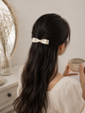 Classic Hair Bow (Ivory)